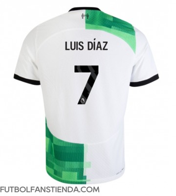 Liverpool Luis Diaz #7 Segunda Equipación 2023-24 Manga Corta